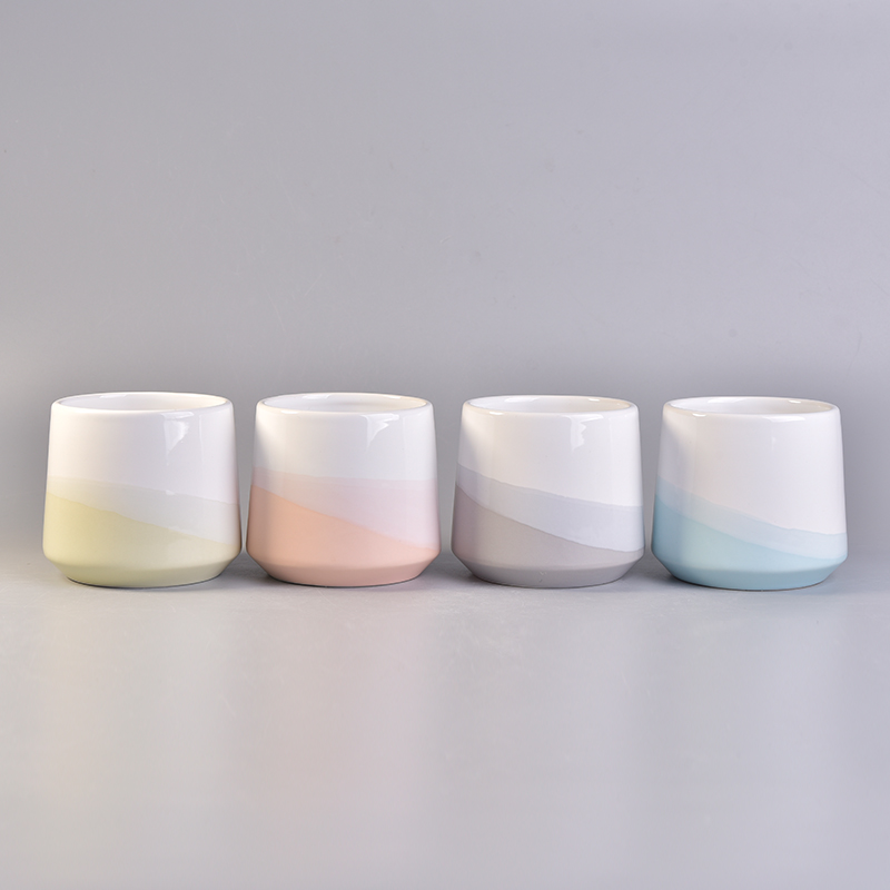 2018 nuevos tenedores de cerámica de las velas para la decoración