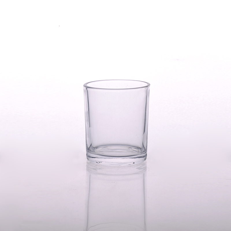 210ml frasco de vela transparente de vidro popular na América e Austrália