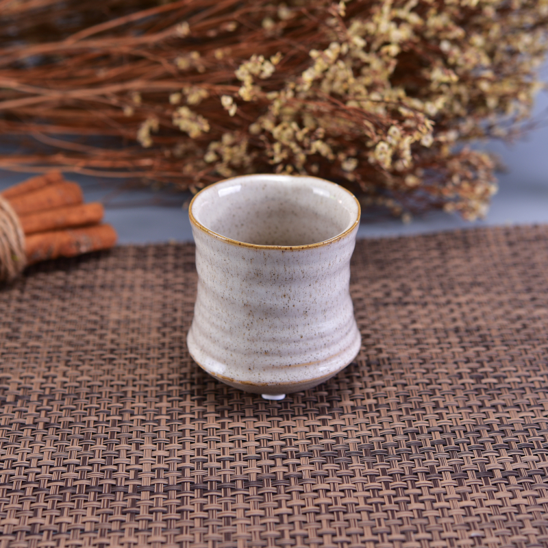 210ml vita stretta candela ceramica vaso