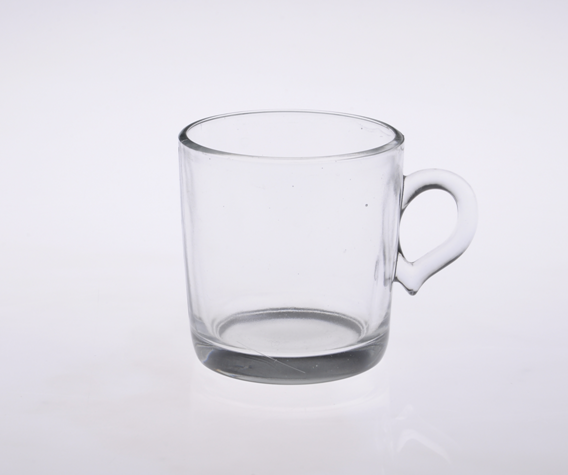 250ml nice glass beer mug with handle