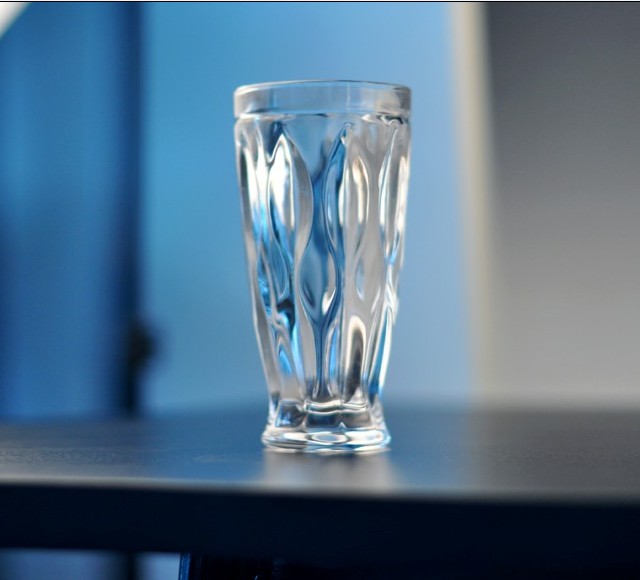 Vaso de agua de 250 ml / vidrio de agua potable / agua Vidrio hotel de hecho a máquina
