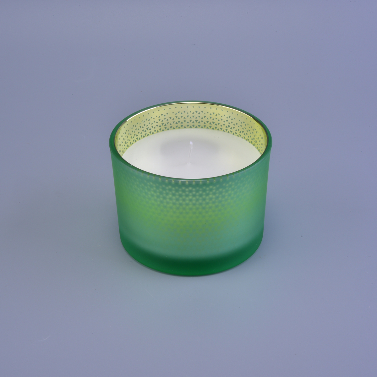 3 Wicks Glass Candle Container