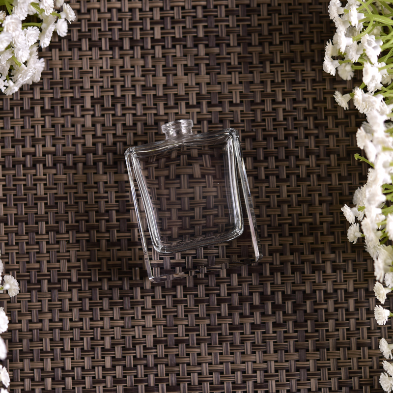 3.5oz pequeno mini vidro transparente frasco de perfume cuidado pessoal popular na América e Europa