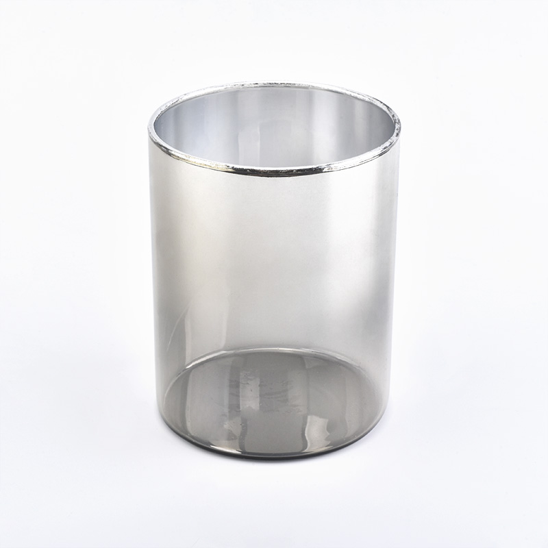 307 ml en gros Ion placage tasse coloré bougie pots en verre