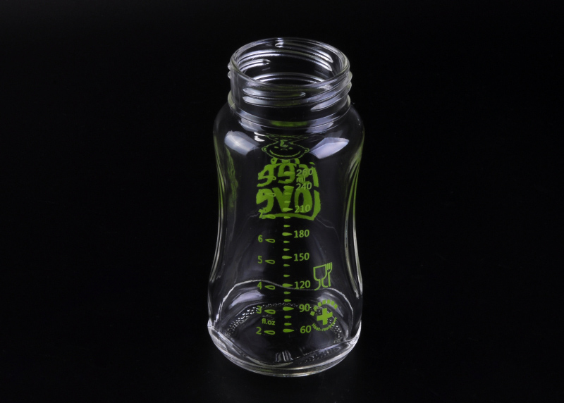 309mL best Baby pyrex glass feeding bottle with measure