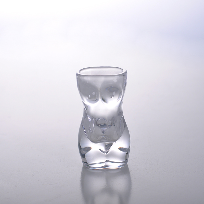 cristallo 30ml signora nuda coppa colpo di vetro