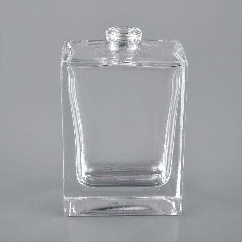 Frascos de perfume de vidrio cuadrado de 30 ml con spray