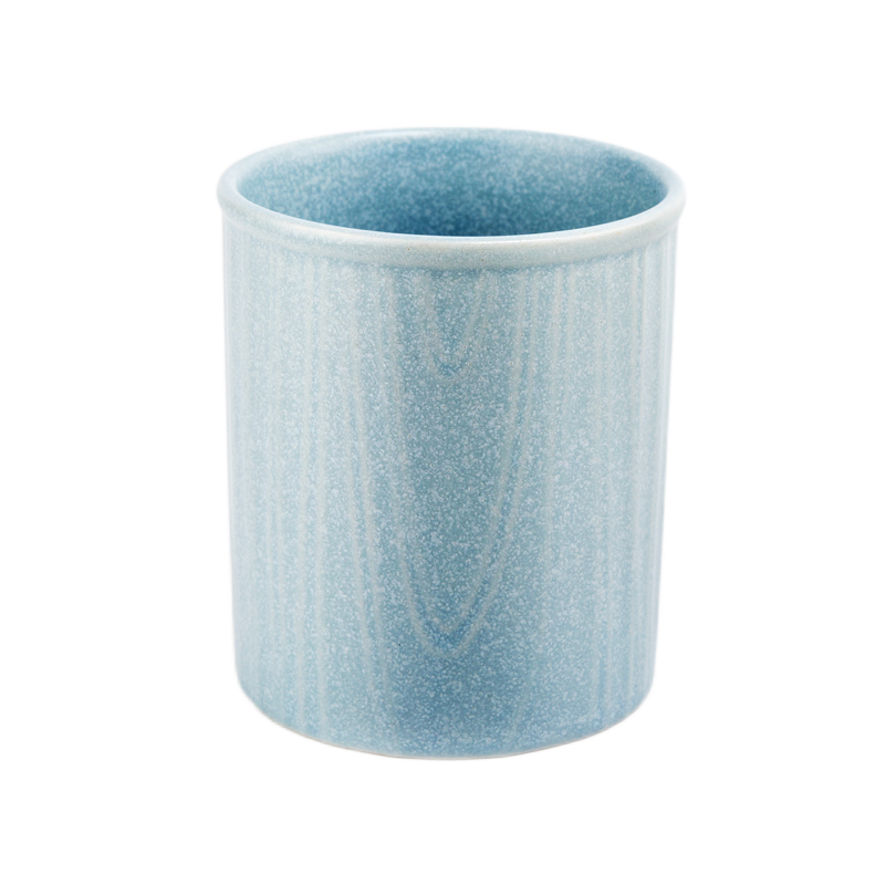 400 ml di vasetti di candela in ceramica vuoti per la produzione di candele
