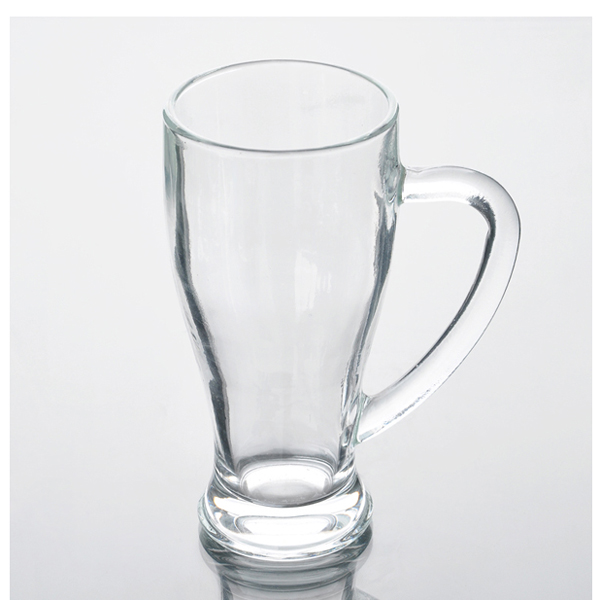 420ml di buona qualità Orso bicchiere di vetro con manico