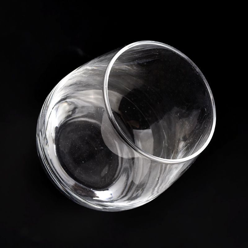 Cup en verre transparent de 480 ml pour décoration intérieure en gros