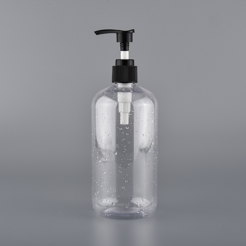 Botellas de plástico de 500 ml para jabón de manos y desinfectante para manos al por mayor