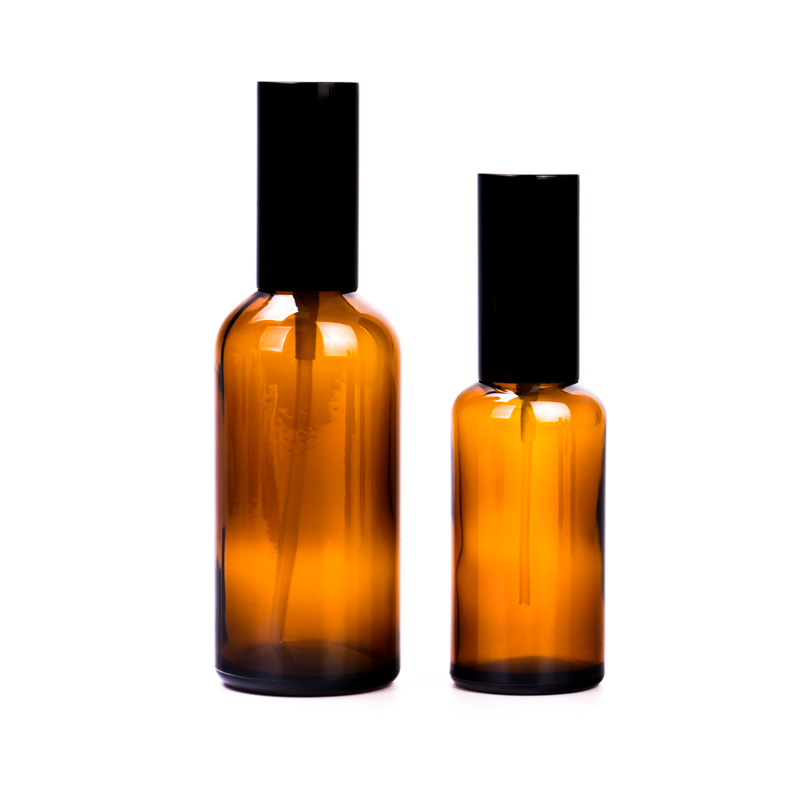 50 ml 100 ml bouteille en verre bouteille de parfum de couleur ambre