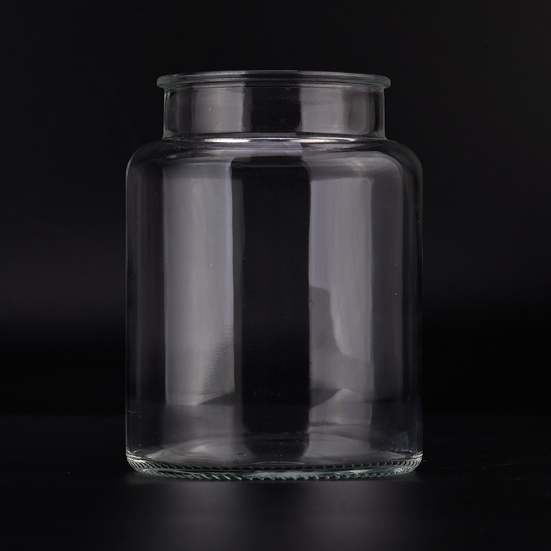 663ml clear luxury glass candle jar for candle making