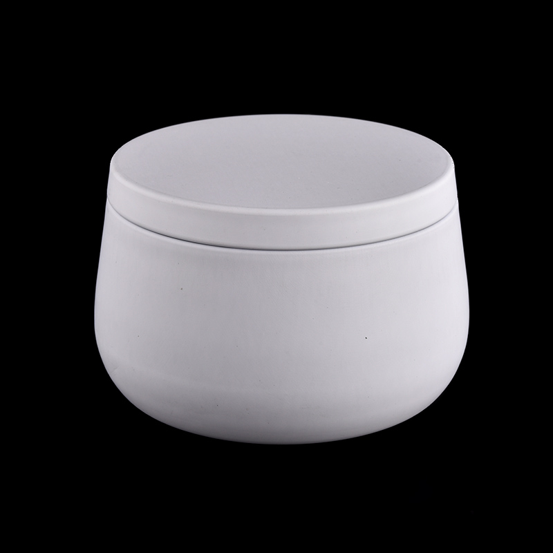 6盎司哑光白锡盒，用于制作罐头烛台的蜡烛箱
