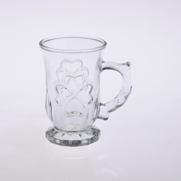 70ml glass beer  mug with handle