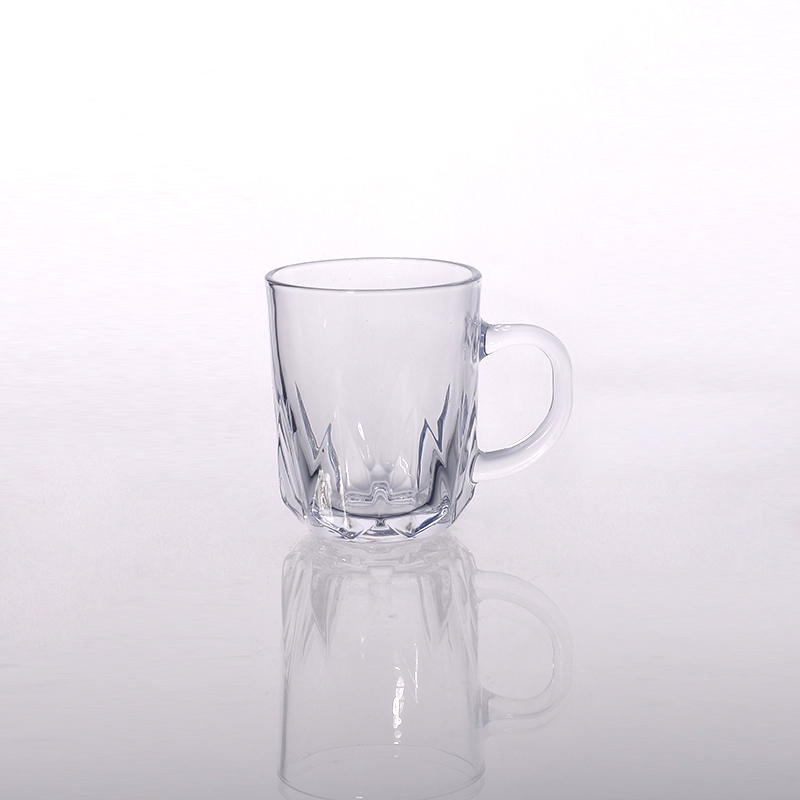 breakfast mug coffee/milk glass cup with handle
