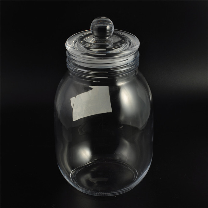 Armazenamento hermético frasco de vidro alimentar