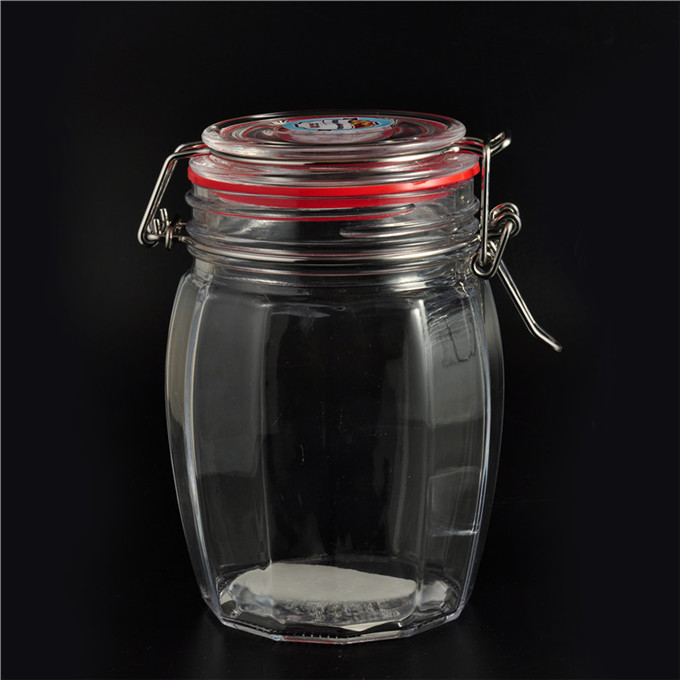 cristallo di vetro grande vaso di alta qualità con il coperchio