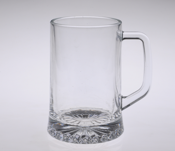 Big volume glass beer mug