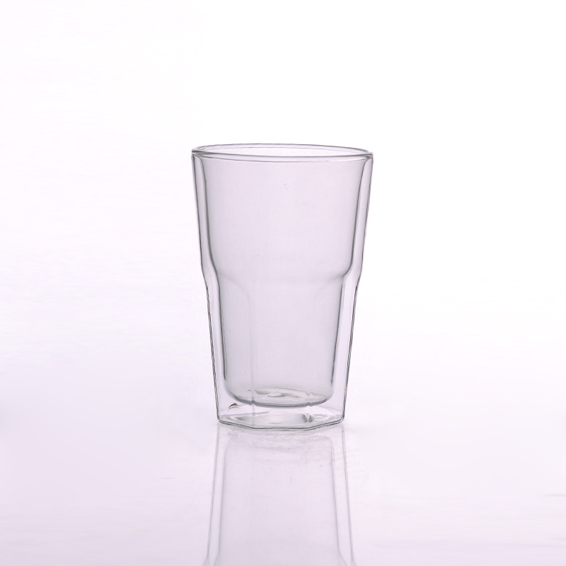 Borosilicato Doble acristalado vaso con 360 ml