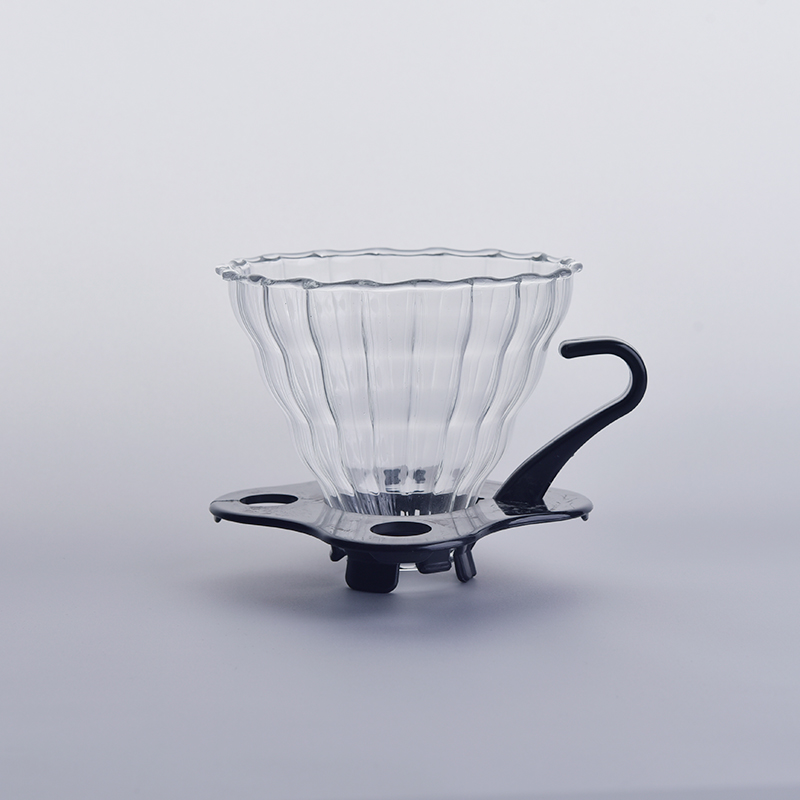 Borosilicate glass mug with handle
