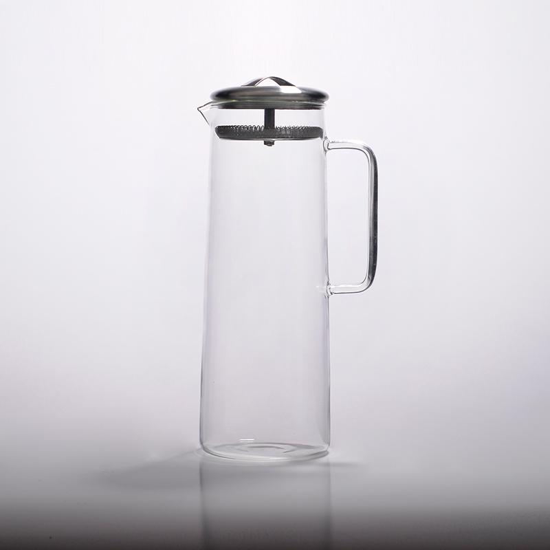 Agua de cristal de borosilicato pyrex vidrio ollas jarras teteras de vidrio