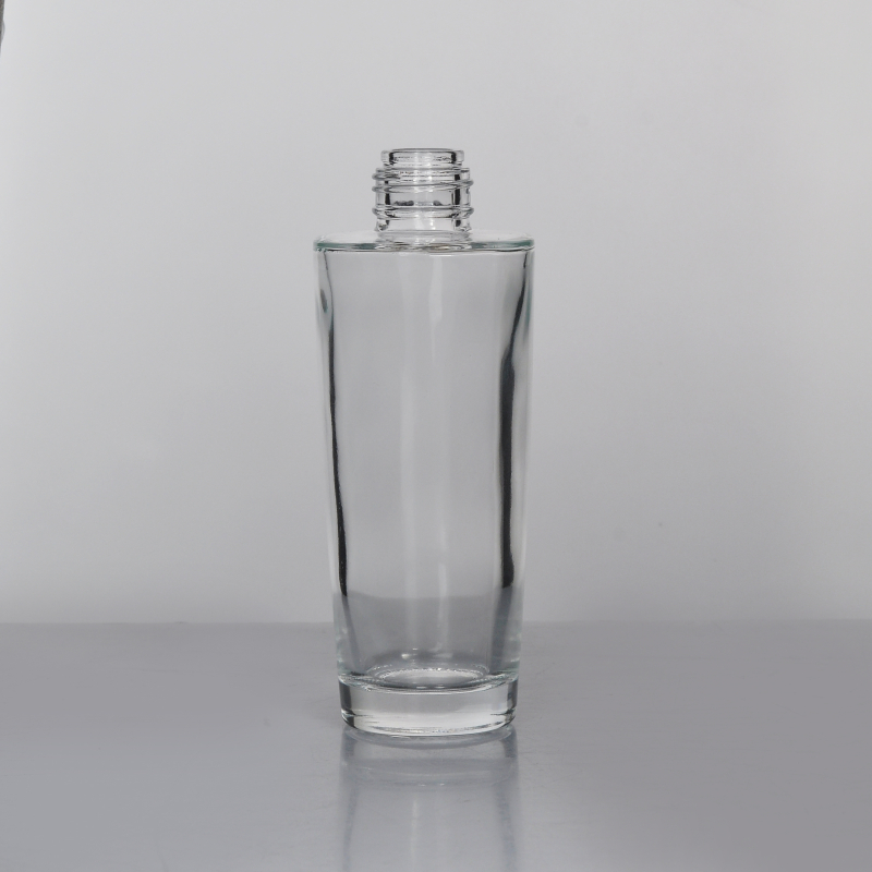 Объемные прозрачные бутылки из стекла парфюмерные для оптовой продажи