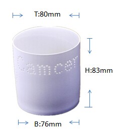 Titular de la vela de cerámica con carácter camcer