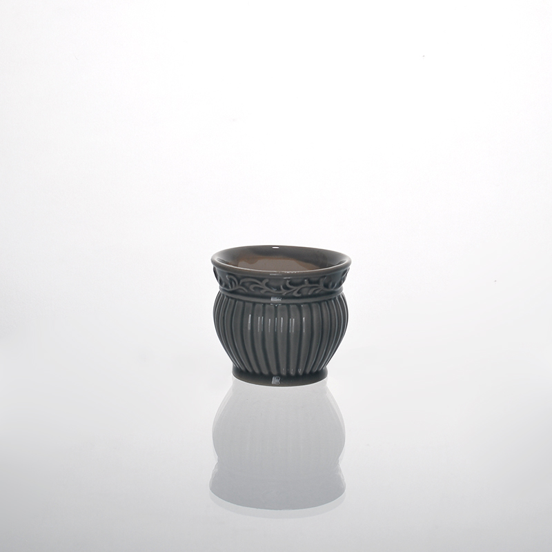 Ceramic color glaze candle holder