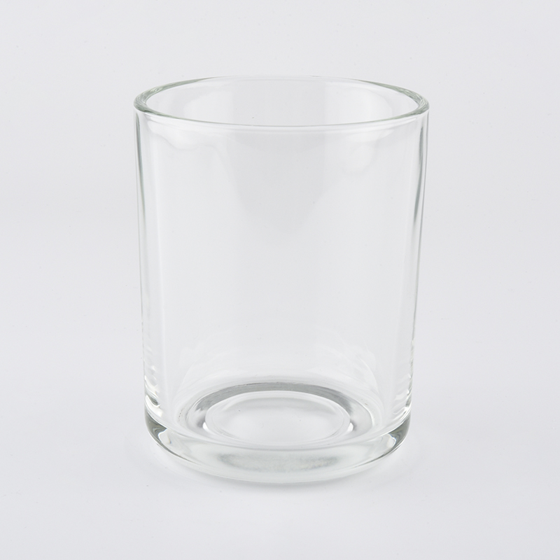 Suporte de vela de vidro vazio de cristal barato por atacado