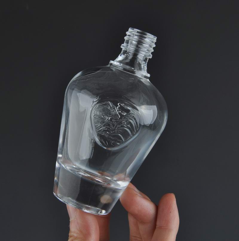 China cuyo Perfume de cristal de cristal vacío de venta botella 100ml
