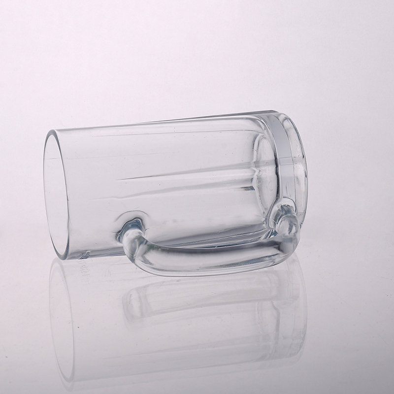Пивная Кружка прозрачного стекла с ручкой оптовик из Китая