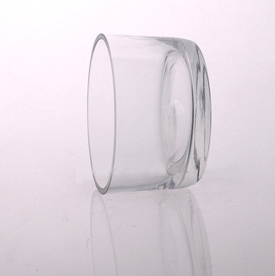 Clear Glass mangkuk pemegang lilin Tealight terapung