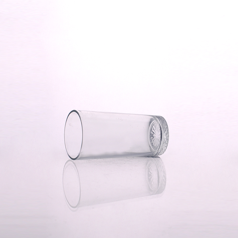 Clear transparent highball glass cup
