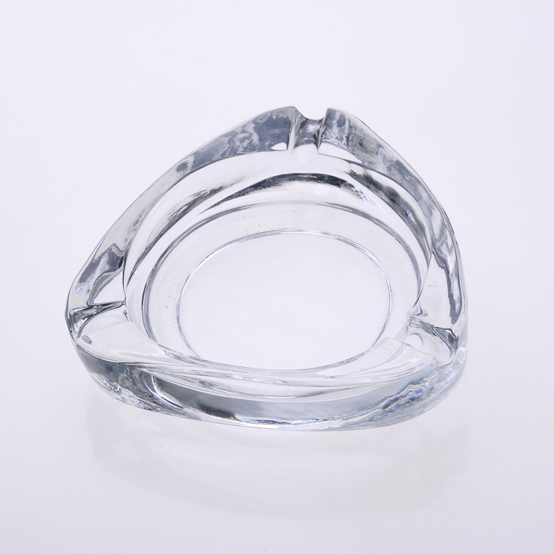 Cendrier en verre cristal clair personnalisé fabricant