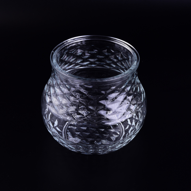 Kristall Glas riesige Cookie jars ohne Griff