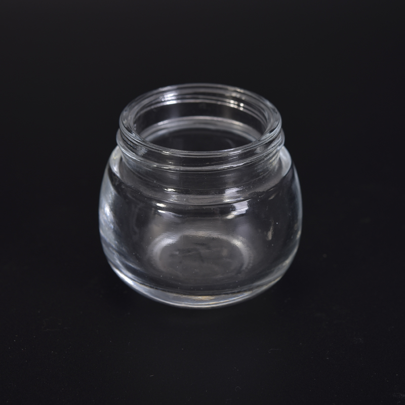 Frasco de vidro cosmético feito sob encomenda para o creme da pele