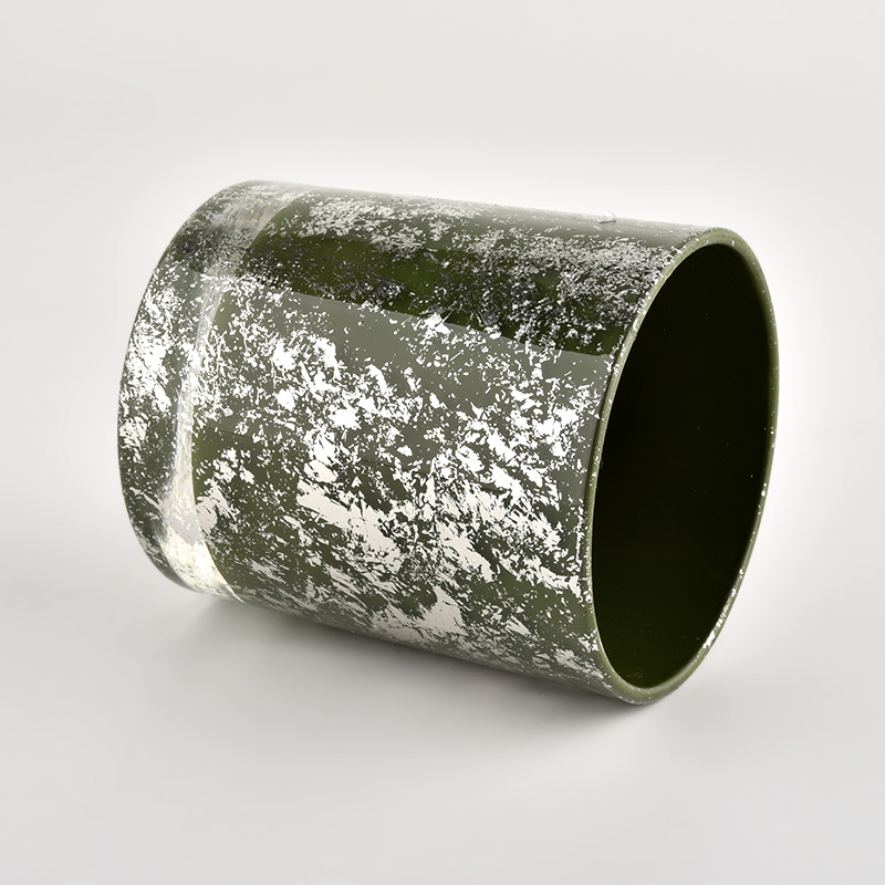 Custom Decorative Design Glass Candle Jar Wholesale