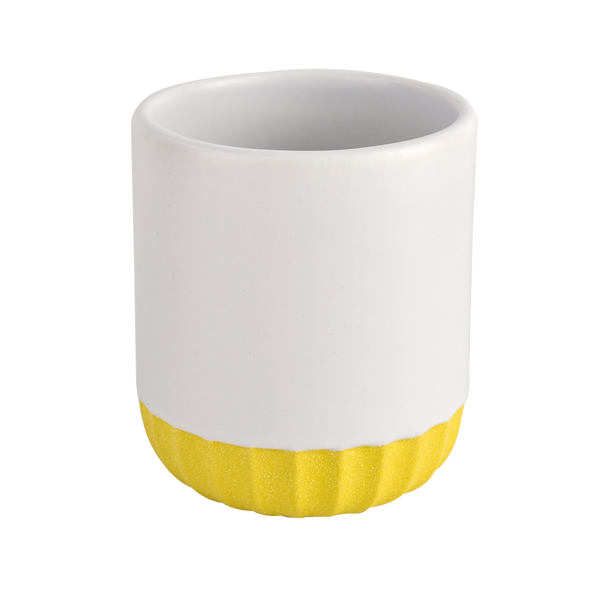 Custom ceramic candle vessel candle jar