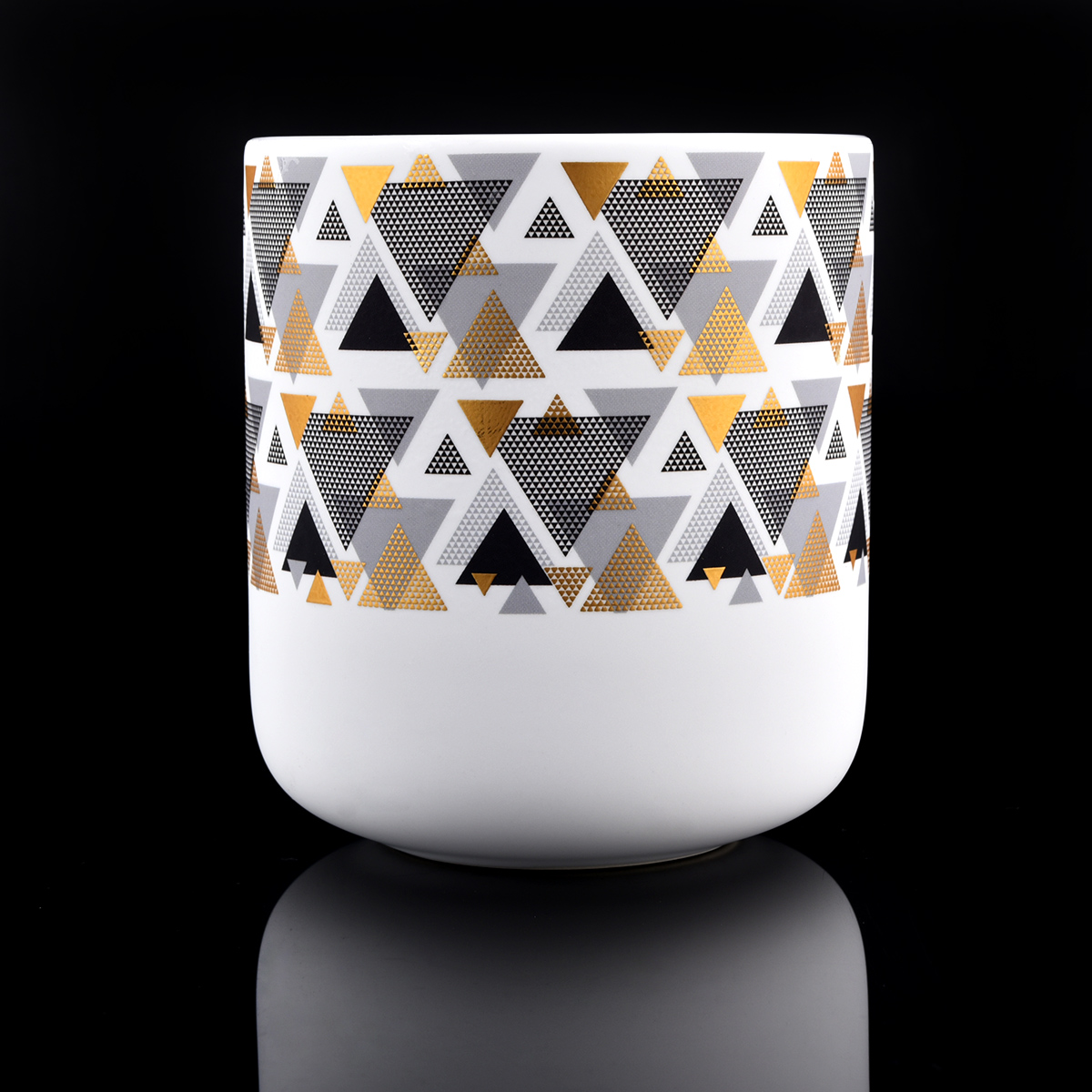 定制的陶瓷罐用于家庭装饰的蜡烛制作