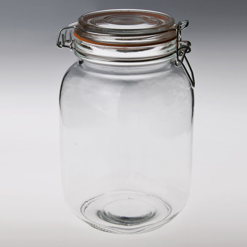 Customized Clear Glass Jar