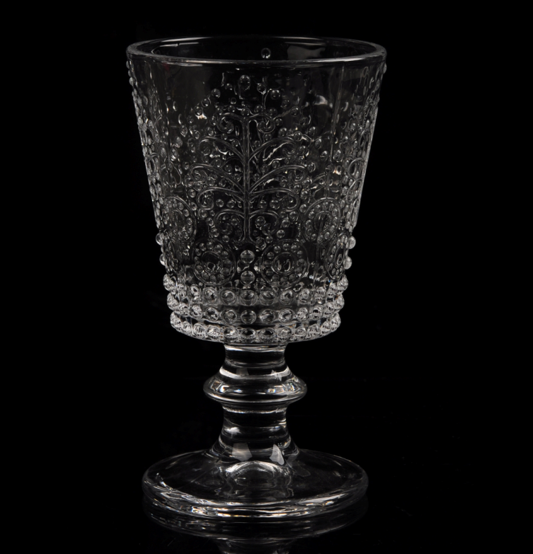 Kundenspezifische Hand Made Stielglas Kerzenhalter Glas