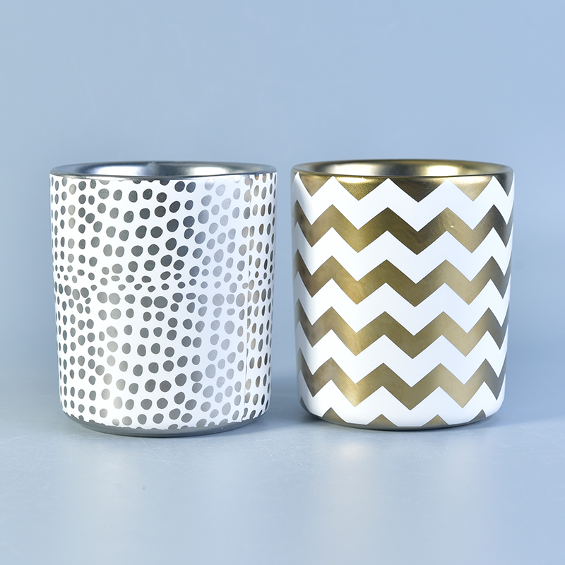Cylindry zakrzywione kształt ceramiczne świeczniki hurtowo