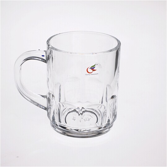 Daily used glass beer mug