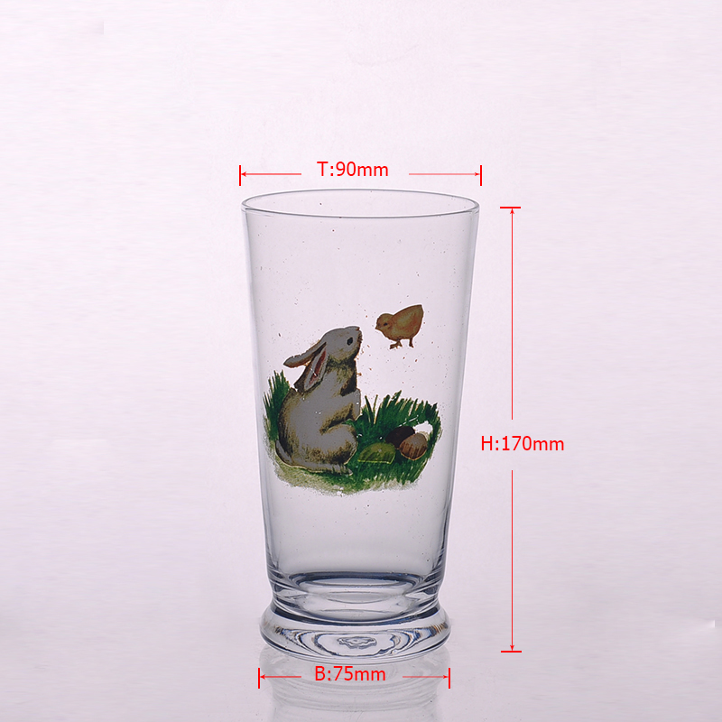 Machine Decal l'eau du gobelet en verre soufflé tasse