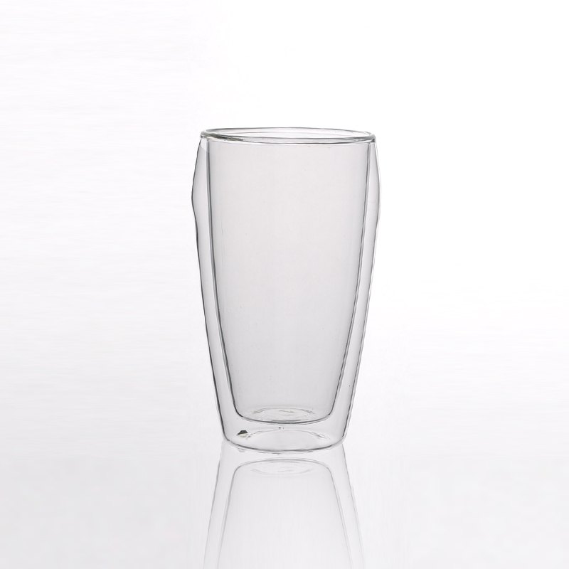 Double wall drinking glasses