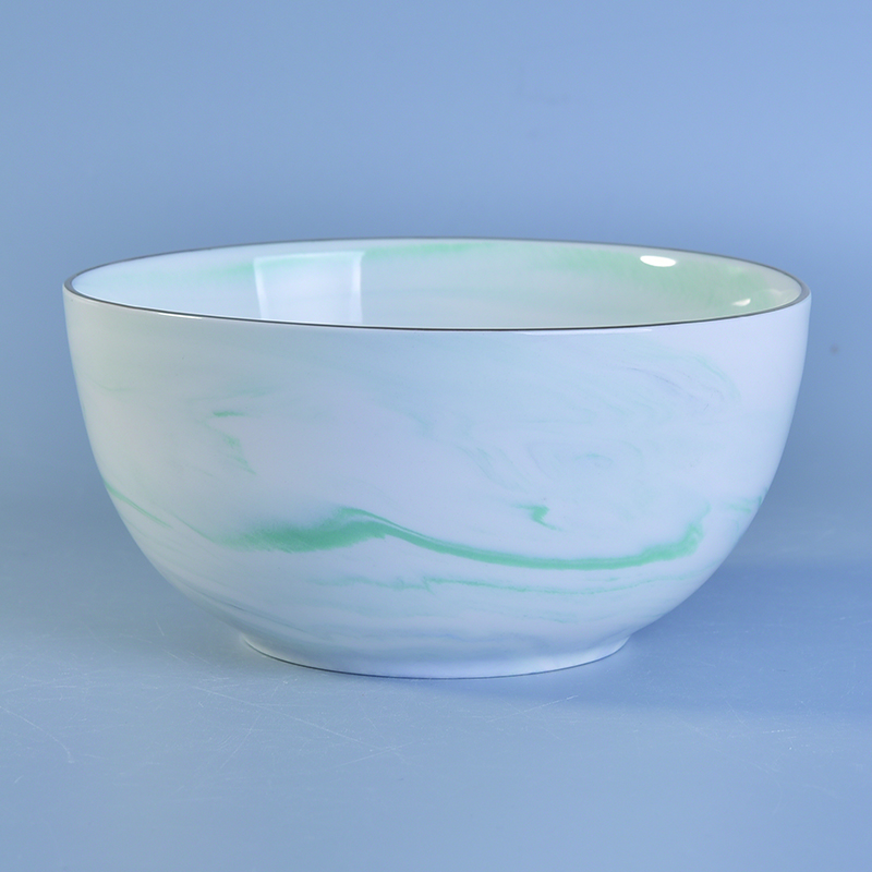 Элегантная керамическая чаша из мрамора для кухни
