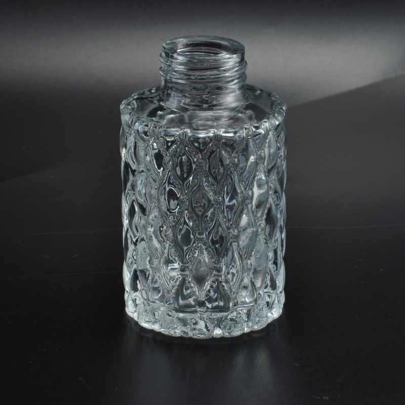 絶妙なシリンダー香水瓶ガラス香水瓶