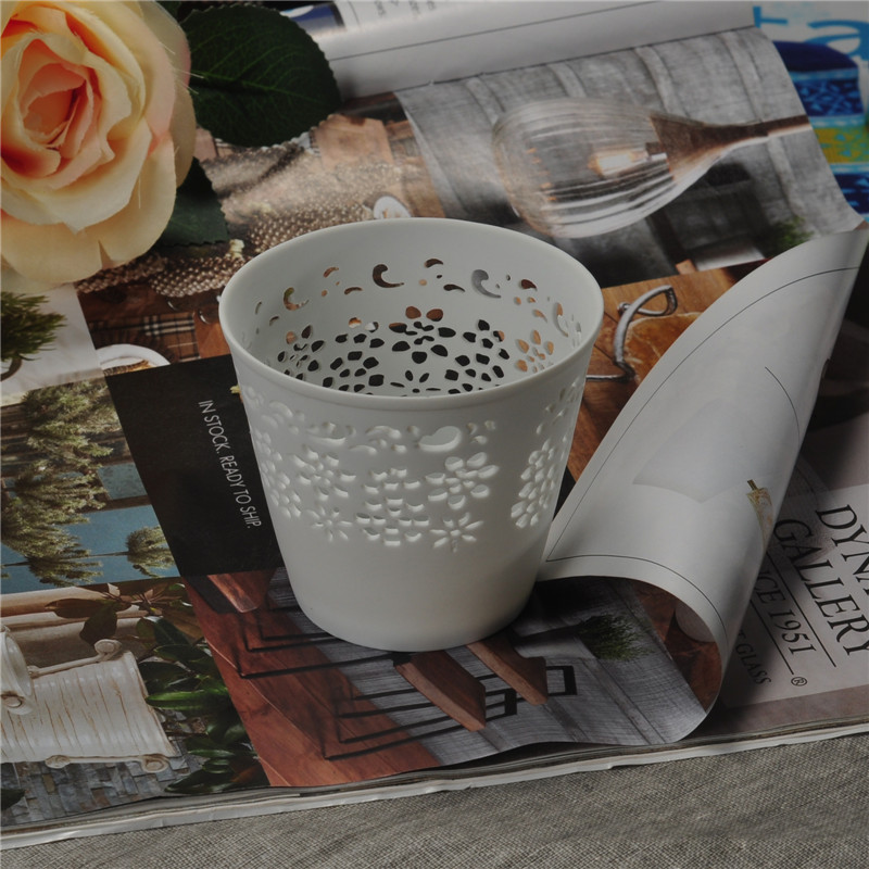 Blume Form hohle Keramik Kerze Teelicht Halter Votiv