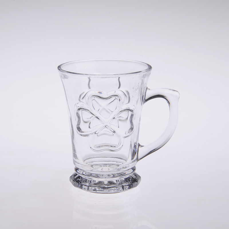 Fluted beer glass